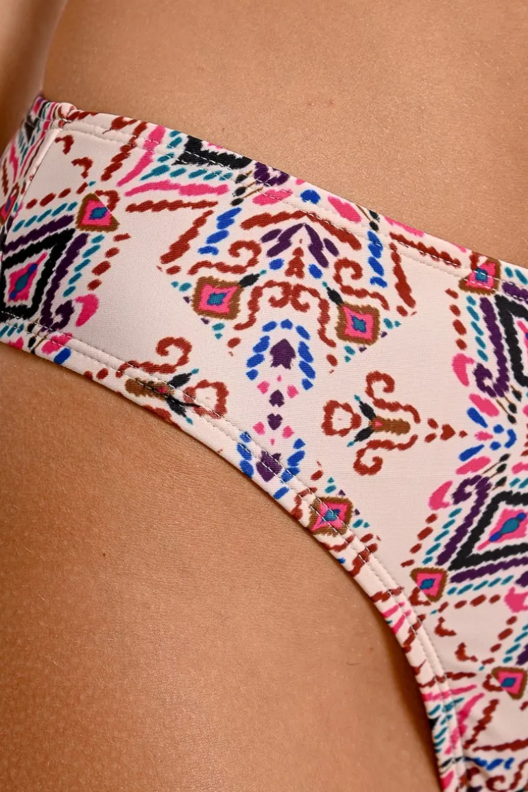 Bas de maillot de bain imprimé, taille haute