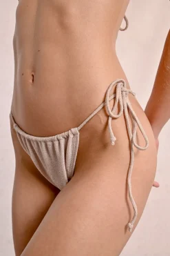 Bas de maillot de bain irisé, à nouer sur les côtés