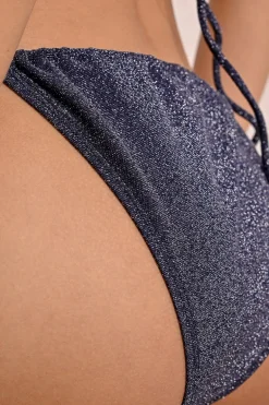 Bas de maillot de bain irisé, à nouer sur les côtés