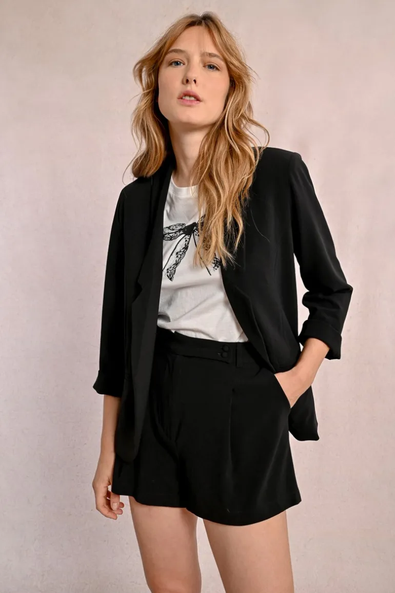 Blazer à manches 3/4