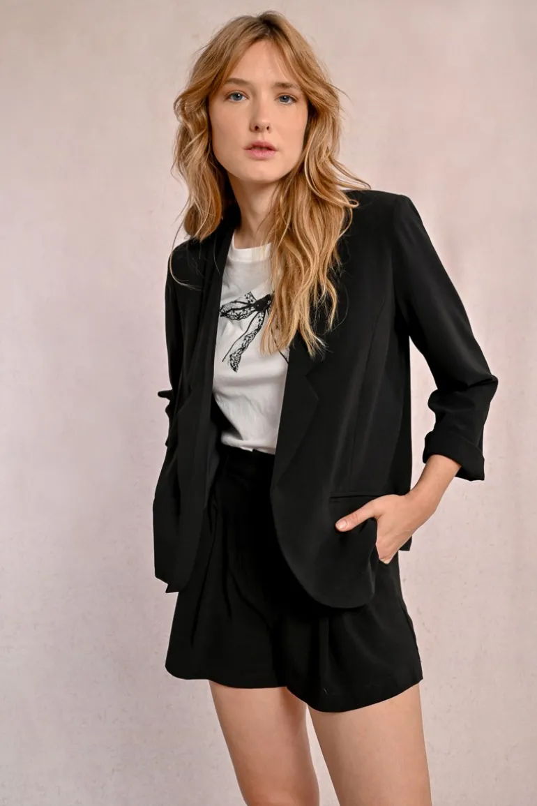 Blazer à manches 3/4