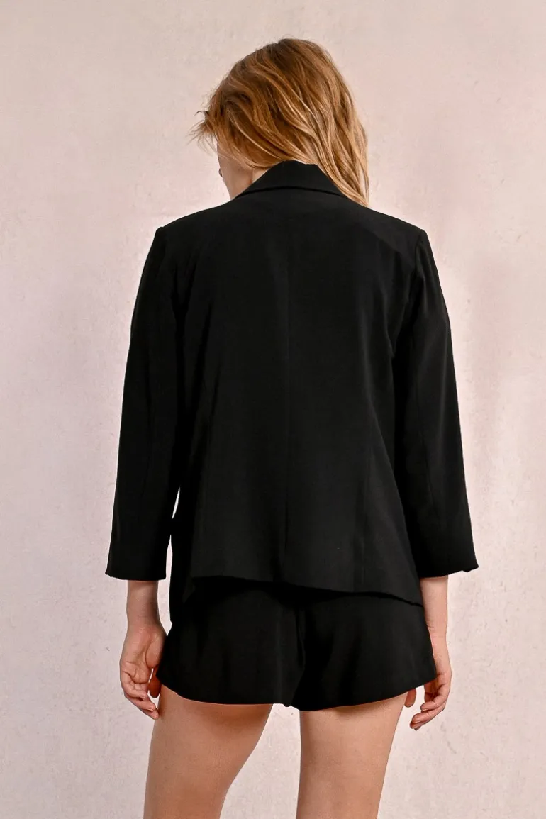Blazer à manches 3/4