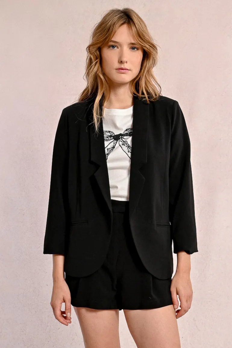 Blazer à manches 3/4