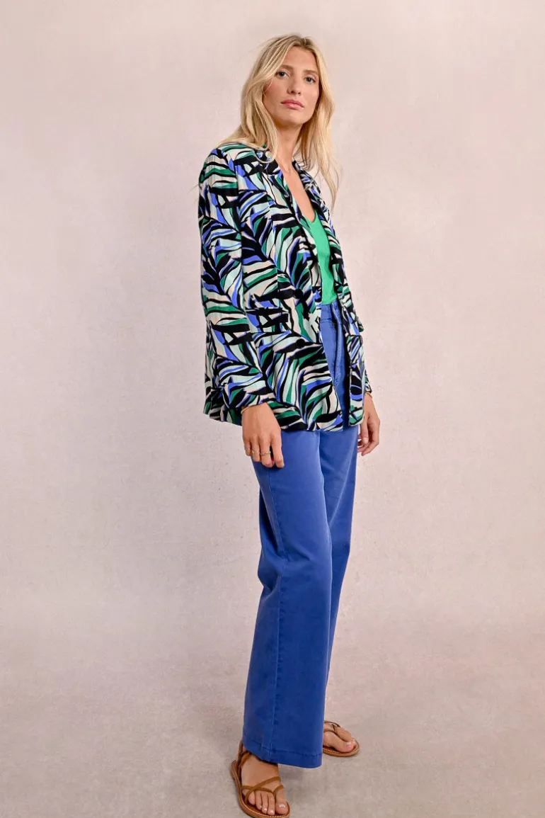 Blazer droit à imprimé