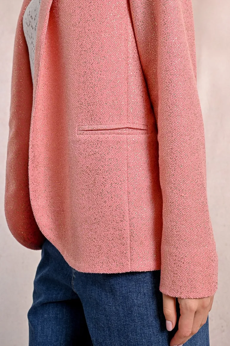 Blazer droit, irisé