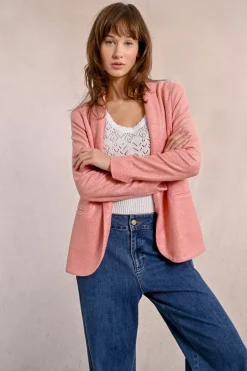 Blazer droit, irisé