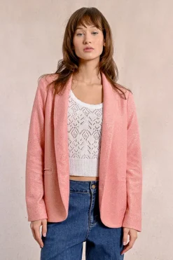 Blazer droit, irisé