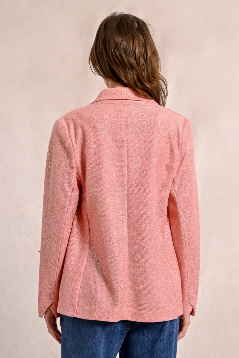 Blazer droit, irisé