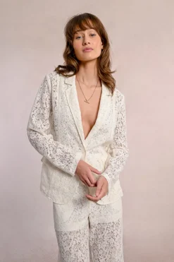 Blazer en dentelle