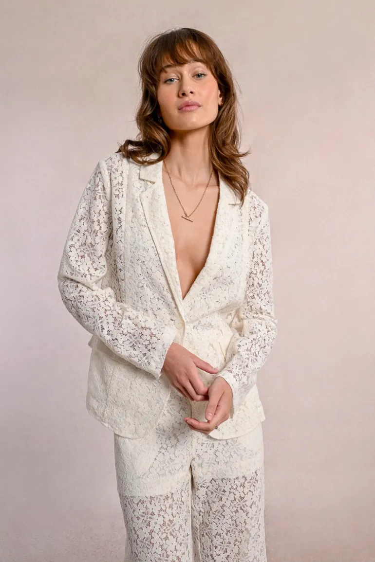Blazer en dentelle