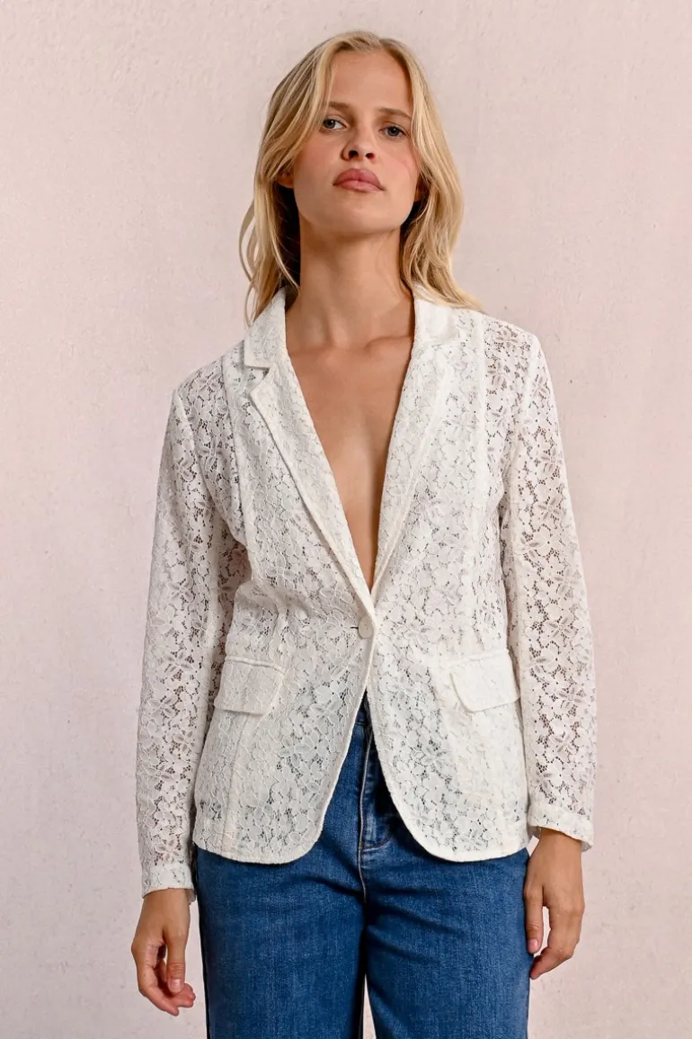 Blazer en dentelle