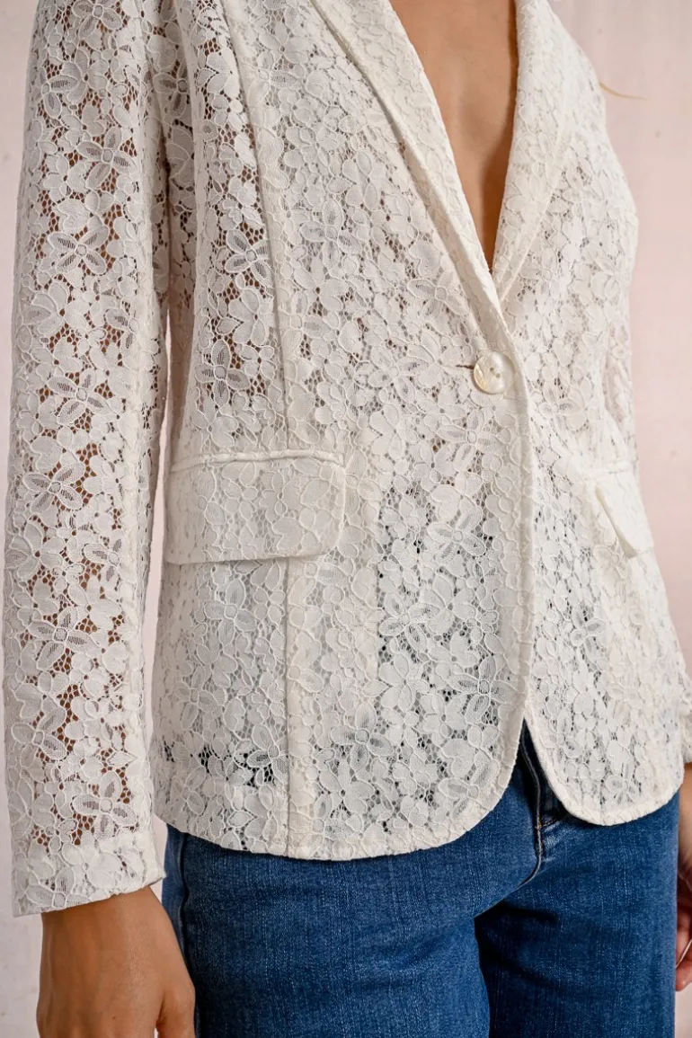 Blazer en dentelle