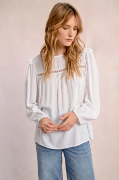 Blouse détails ajourés