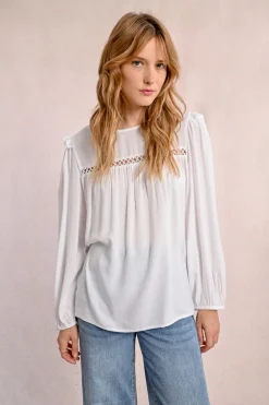 Blouse détails ajourés