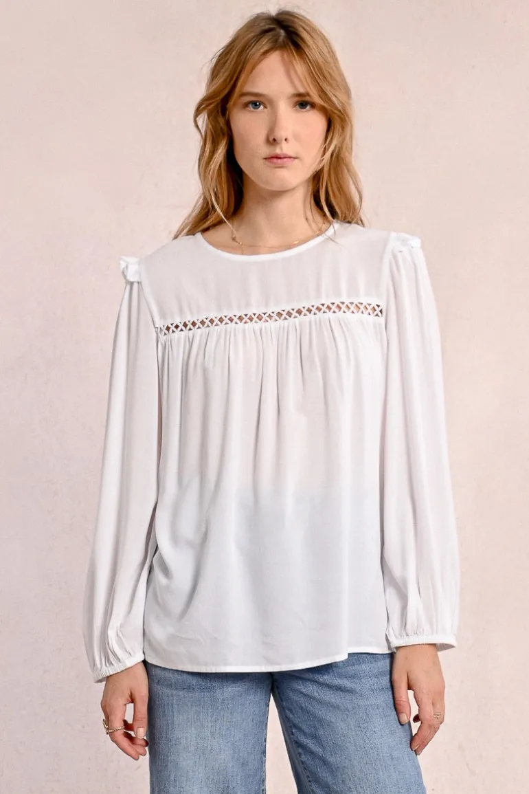 Blouse détails ajourés