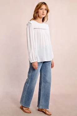 Blouse détails ajourés