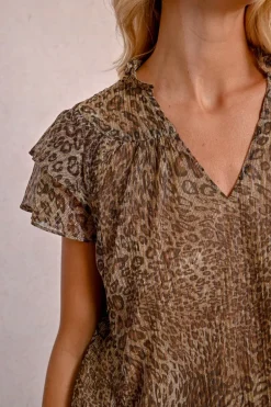 Blouse léopard