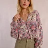 Blouse oversize imprimée