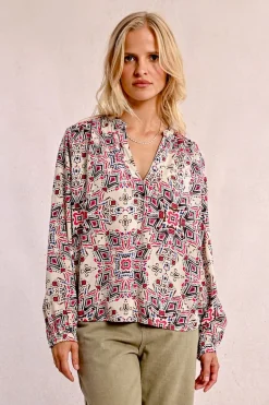 Blouse oversize imprimée