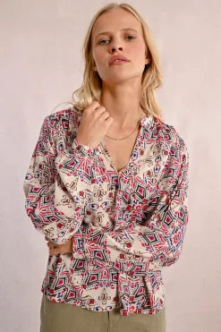 Blouse oversize imprimée