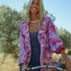 Blouson oversize croisé