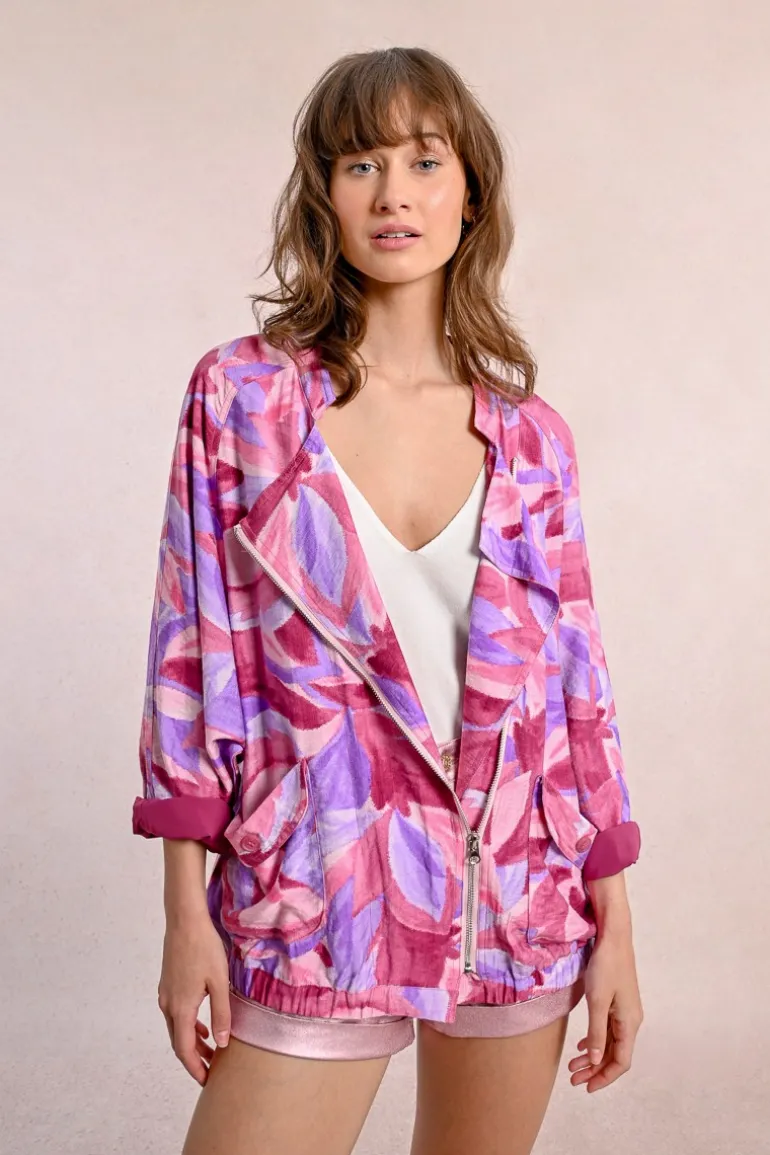 Blouson oversize croisé