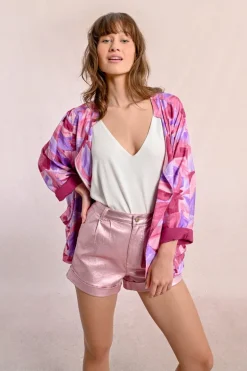 Blouson oversize croisé