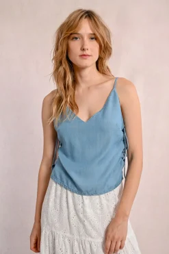 Caraco à lacets en Tencel