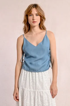 Caraco à lacets en Tencel