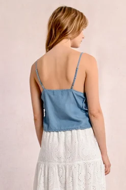 Caraco à lacets en Tencel