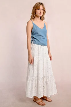 Caraco à lacets en Tencel