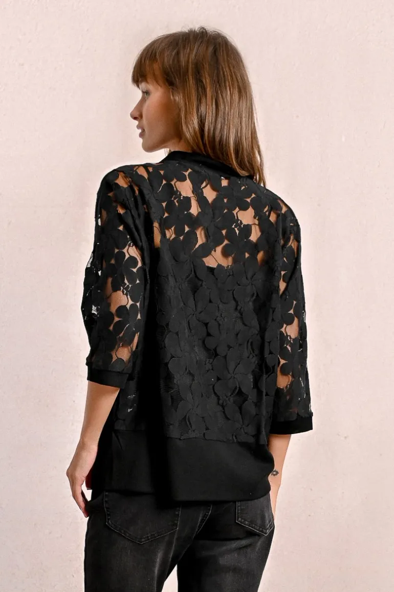 Cardigan brodé
