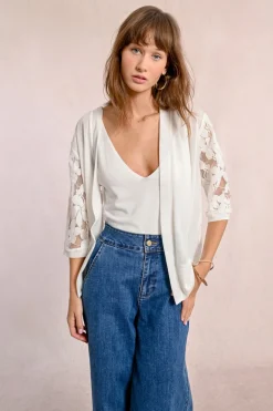 Cardigan brodé