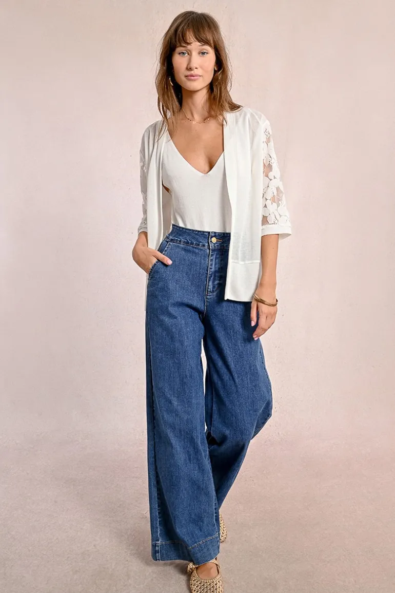 Cardigan brodé