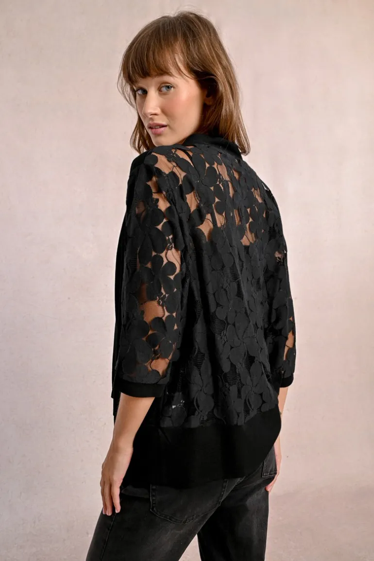 Cardigan brodé