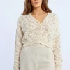 Cardigan en laine mélangée