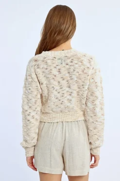 Cardigan en laine mélangée