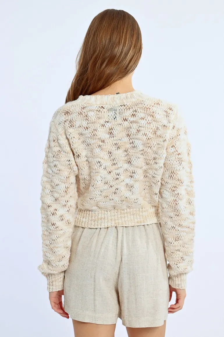 Cardigan en laine mélangée