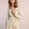 Cardigan en maille, col V