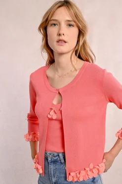 Cardigan ouvert et fantaisie