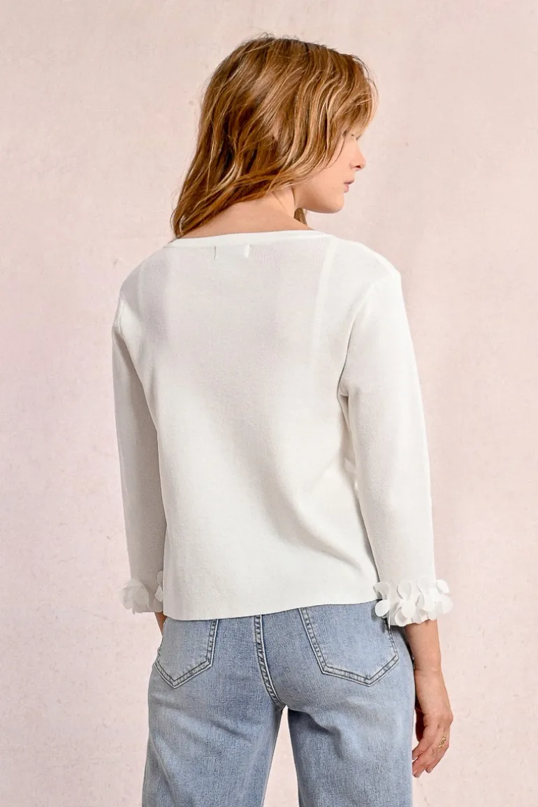 Cardigan ouvert et fantaisie