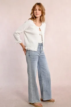 Cardigan ouvert et fantaisie