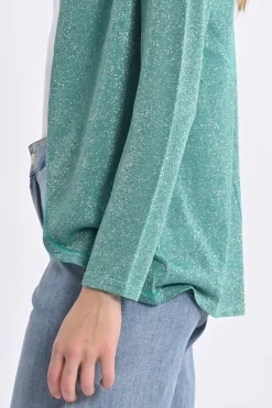 Cardigan ouvert et irisé
