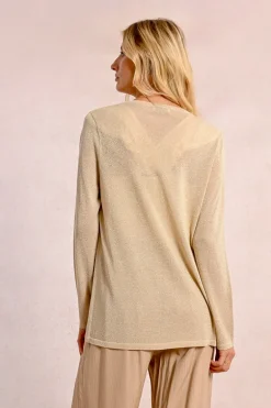 Cardigan ouvert et irisé