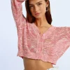 Cardigan texturé