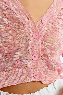 Cardigan texturé
