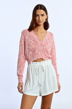 Cardigan texturé