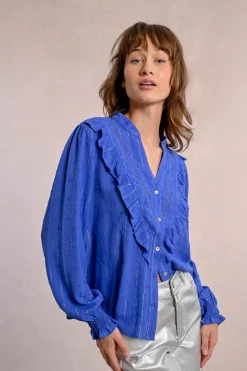 Chemise à volants