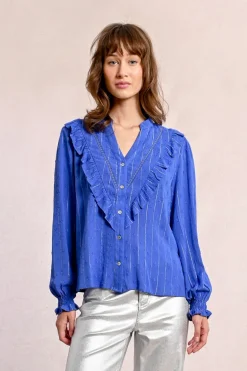 Chemise à volants