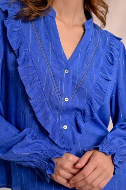 Chemise à volants